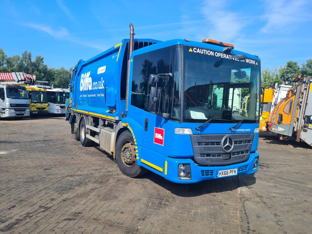 2016 MERCEDES ECONIC GEESINK NORBA REFUSE TRUCK FOR SALE